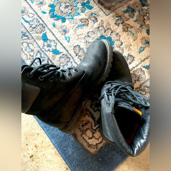 🎈 Classic black Timberland boots - Picture 4 of 6